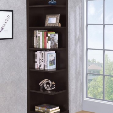Alder 71-inch 6-shelf... 2