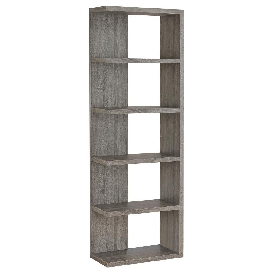 5-tier Bookcase Weathered Grey