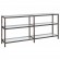 Kate 2-tier Bookcase Black Nickel