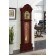 Grandfather Clock Brown Red and Clear