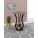 Round Marble Top Accent Table Brown