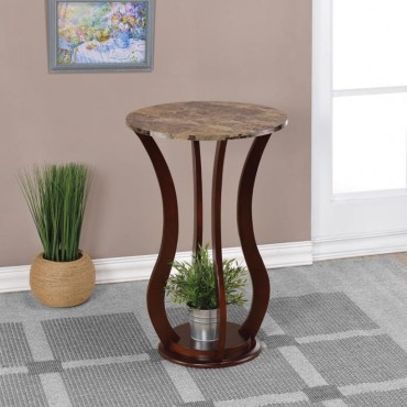 Elton Round Faux Marble Top... 2