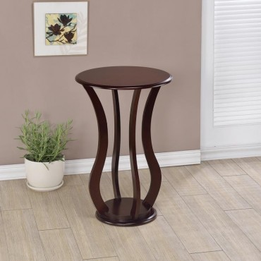 Elton Round Wood Top Accent... 2