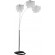 Crystal Drop Shade Floor Lamp Chrome