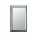Rectangular Beveled Wall Mirror Silver