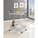 2-tier Glass Serving Cart Clear