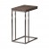 Expandable Top Accent Table Weathered Grey and Black