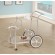 3-tier Serving Cart Chrome and Clear