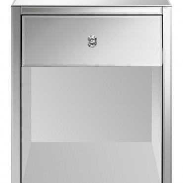 Coquette 1-drawer Mirrored... 2