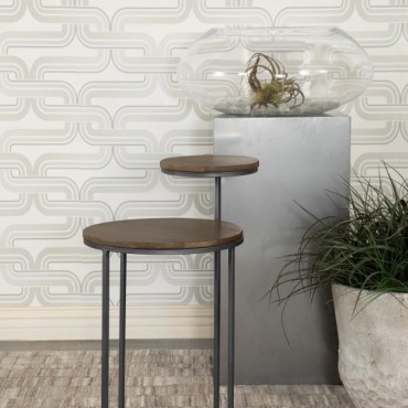 Yael Round Mango Wood...