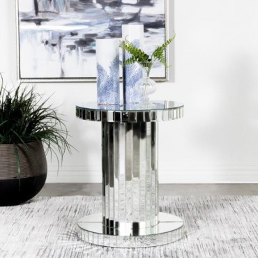 Dorielle Round Mirrored...