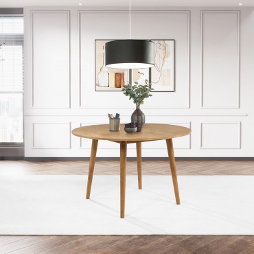 Andrews 48-inch Round Wood... 2