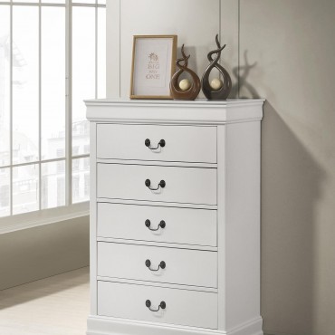 Louis Philippe 5-drawer... 2