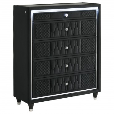 Lorient 5-drawer LED Chest...