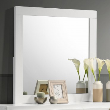 Caraway Dresser Mirror White 2