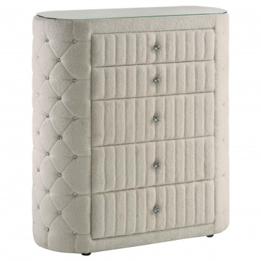 Sonya 5-drawer Upholstered...