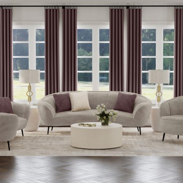 Ellorie 3-piece Upholstered...