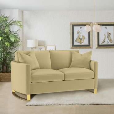 Corliss Upholstered Curved... 2