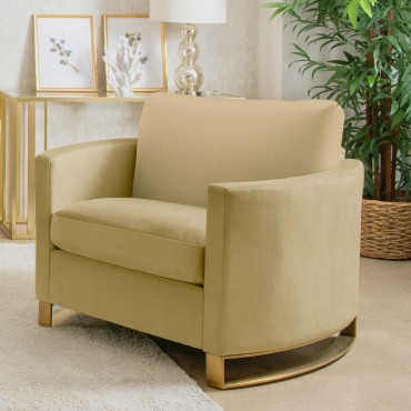 Corliss Upholstered Curved... 2