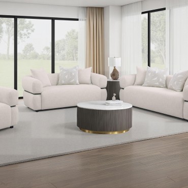 Jeanette 3-piece Fabric...