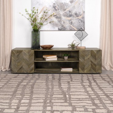 Keese 2-door Wood 70-inch... 2