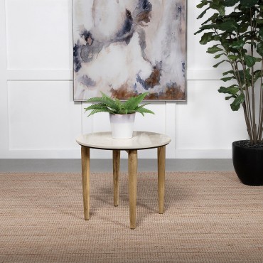 Aldis Round Marble Top Side... 2