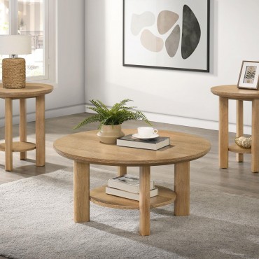 Ottowa 3-piece Round Wood...