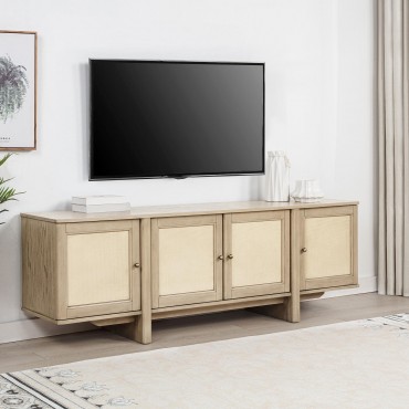 Kailani 79-inch 4-door Cane... 2