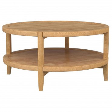 Camillo Round Solid Wood...