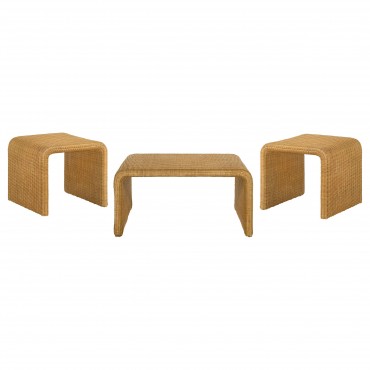 Cahya 3-piece Rattan Coffee... 2