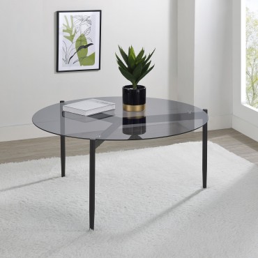 Rosalie Round Smoked Glass... 2