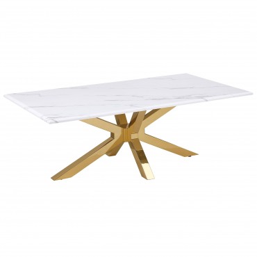 Visalia Faux Marble Top...