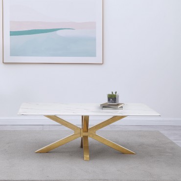 Visalia Faux Marble Top... 2