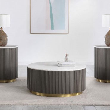 Jason 3-piece Round Marble...