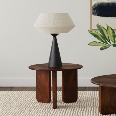 Dale Round Solid Mango Wood... 2