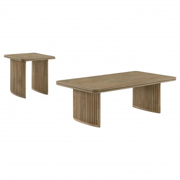 Adina 2-piece Wood Coffee... 2