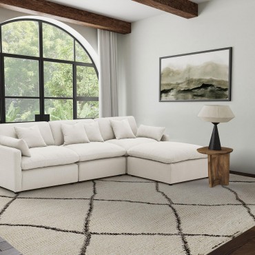 Hobson 4-piece Upholstered...