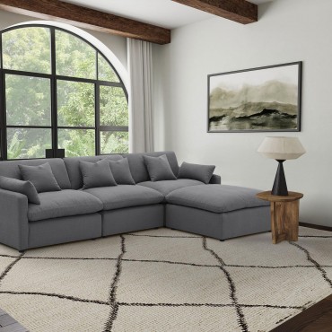 Hobson 4-piece Upholstered... 2