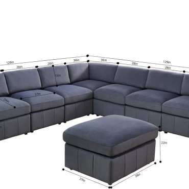 F4992- PC Sectional 2