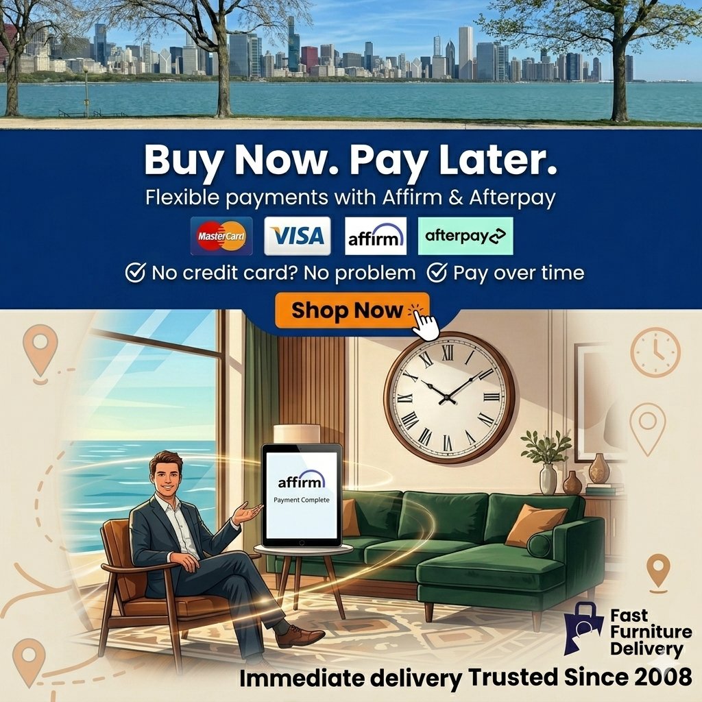Buy now pay later furniture in Chicago &ndash; financing with Affirm and Afterpay Excel Furniture 4U